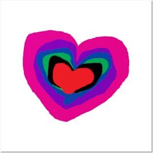 RainBow Heart #TPArtDecoContest Posters and Art